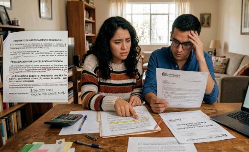 ¿De cuánto es la multa legal por cancelar un contrato de renta antes de tiempo?